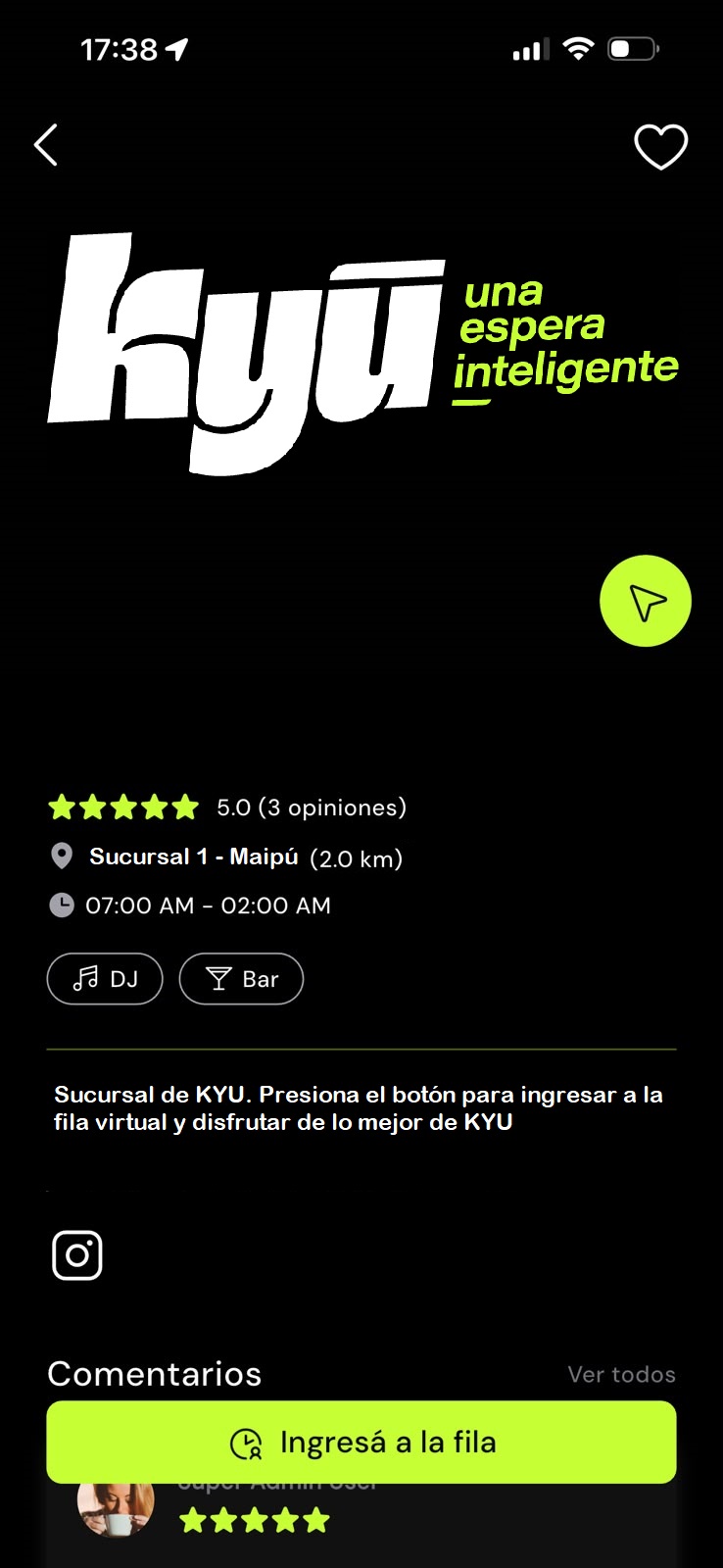 Nombre · Sucursal
